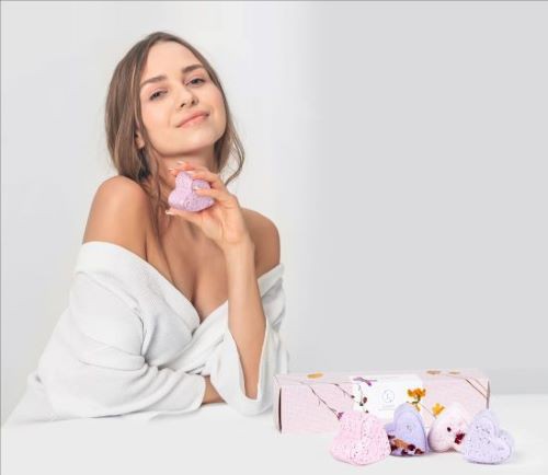 Heart shaped Shower Steamers Gift Set